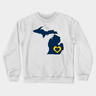 Michigan Love Crewneck Sweatshirt